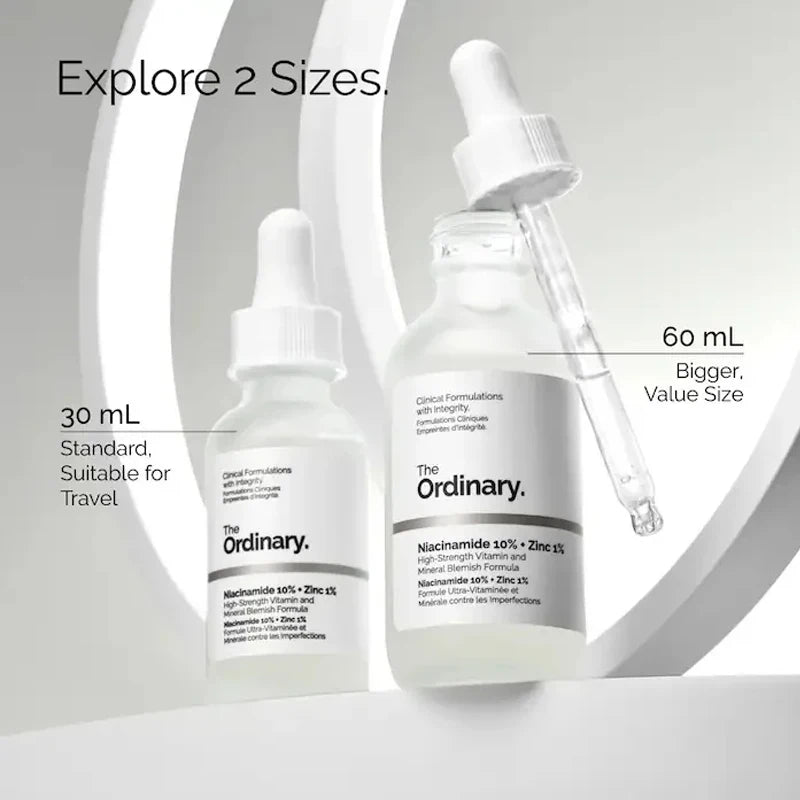 Niacinamide 10% + Zinc 1% Serum — Minimize Pores & Balance Skin (30ml)