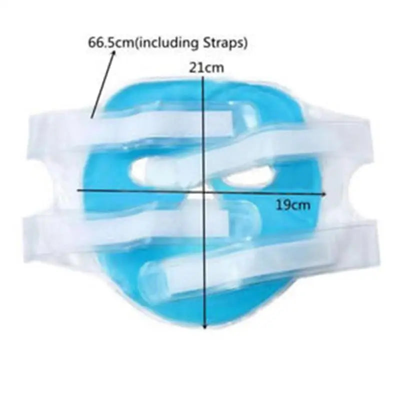 Cold Gel Face Mask — Ice Compress for Puffiness, Redness & Relaxation