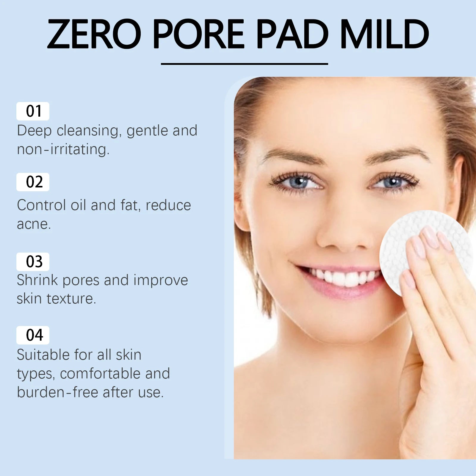 Salicylic Acid Exfoliating Toner Pads — Clear Pores & Smooth Skin (70pcs)