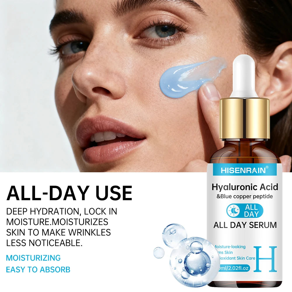 HISENRAIN Vitamin C + Retinol Serum Duo — Anti-Aging, Brightening & Hydration Combo
