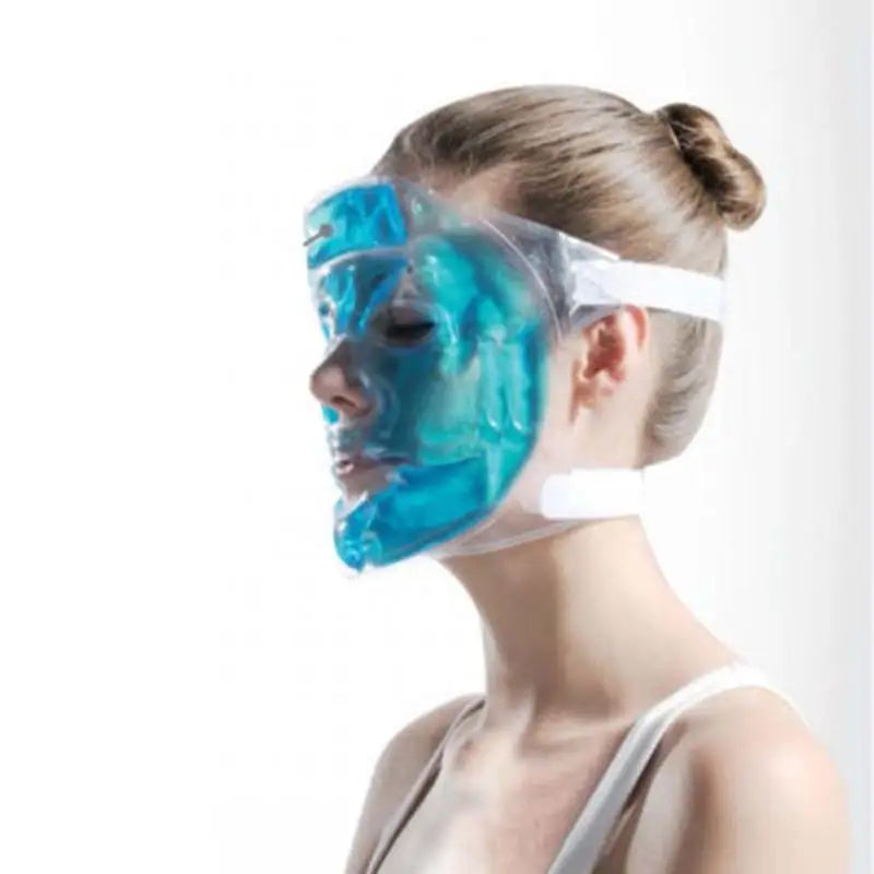Cold Gel Face Mask — Ice Compress for Puffiness, Redness & Relaxation