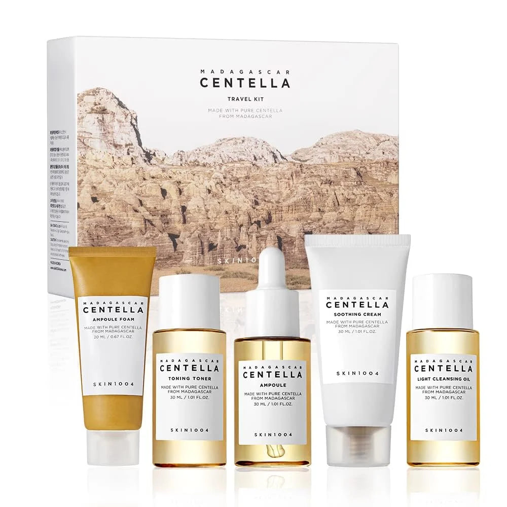 SKIN1004 Korean Centella Travel Kit — 5-Piece Daily Skincare Set