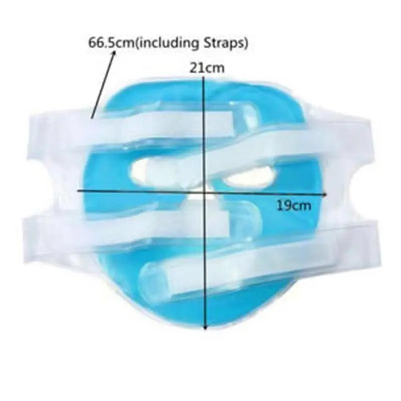 Cold Gel Face Mask — Ice Compress for Puffiness, Redness & Relaxation