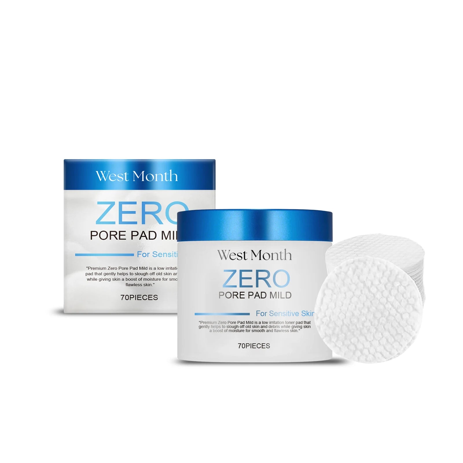 Salicylic Acid Exfoliating Toner Pads — Clear Pores & Smooth Skin (70pcs)