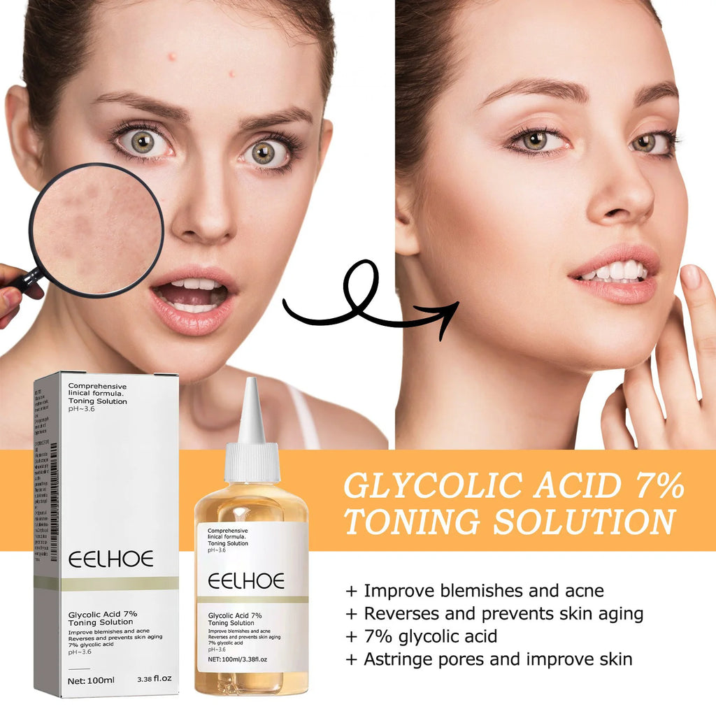Glycolic Acid 7% Toning Solution — Glow, Exfoliate & Renew