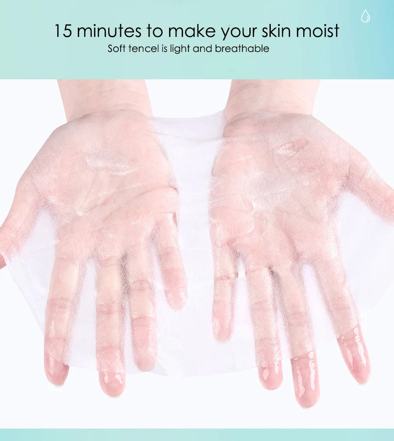 Hyaluronic Acid & Collagen Sheet Mask — Firming, Hydrating & Brightening (20pcs)