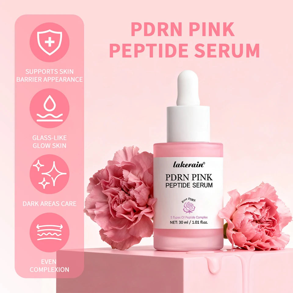 Salmon DNA PDRN Pink Peptide Serum — Glow, Firm & Hydrate