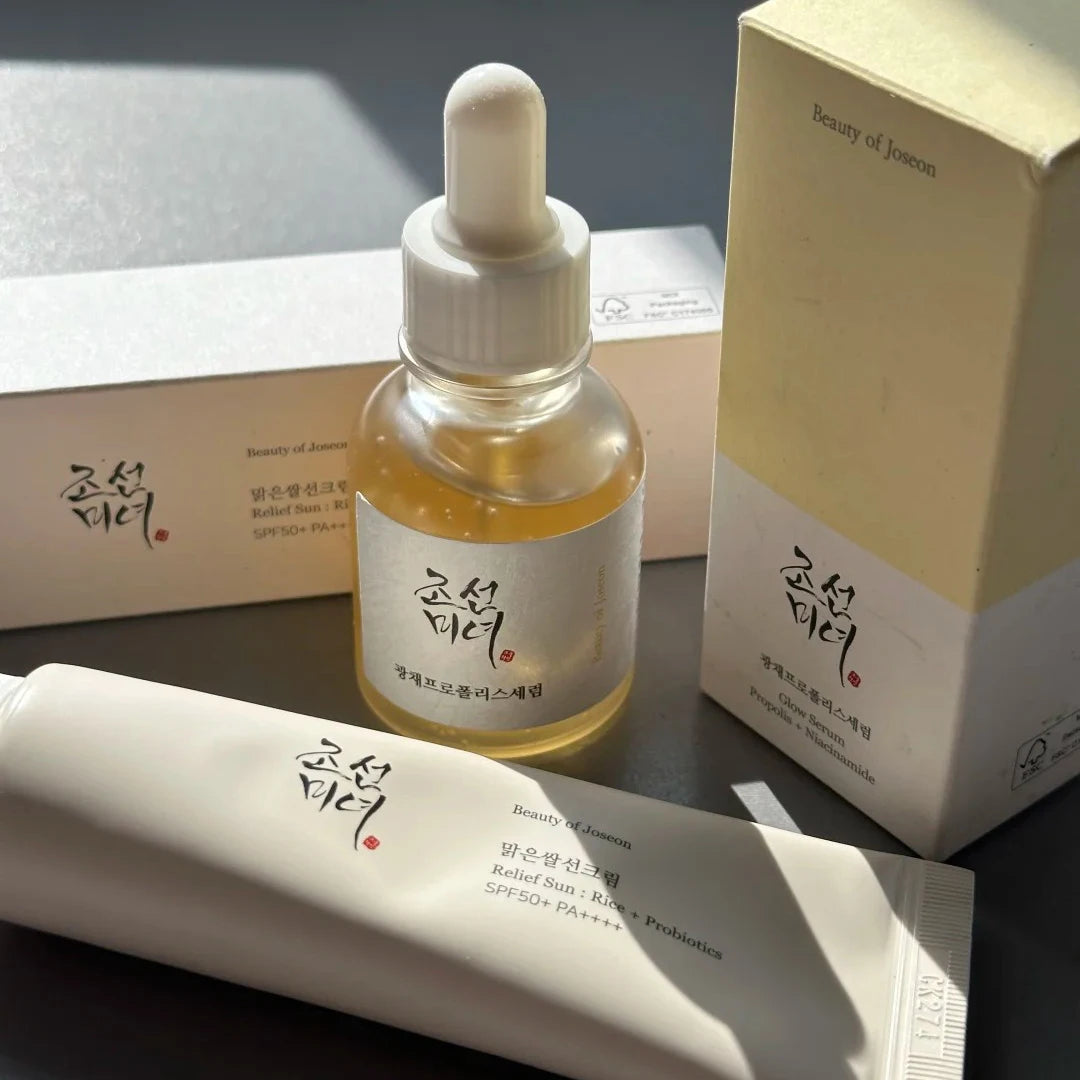 Beauty of Joseon Korean Skincare Set — Toner, Cream, Serum, Sunscreen & More