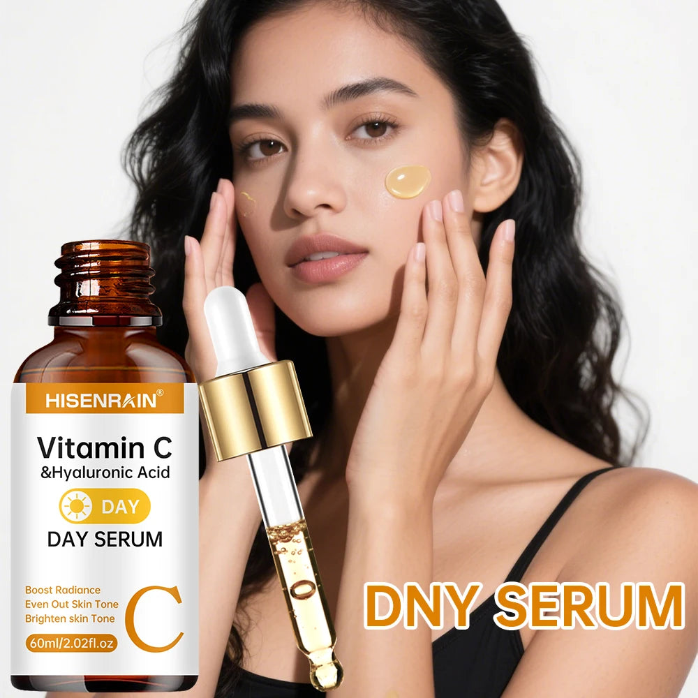 HISENRAIN Vitamin C + Retinol Serum Duo — Anti-Aging, Brightening & Hydration Combo